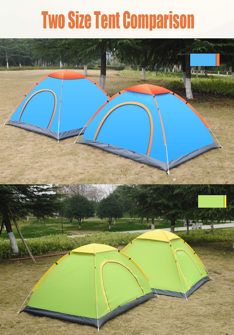 Cheap Goat Tents Portable Light Camping  Tent Suitable For 3 5 People Easy Instant Setup Protable Backpacking For Sun Shelter,Travelling,Hiking   
